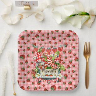 Strawberry Paper Plate