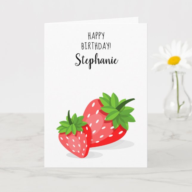 Strawberry Patch Card (Small Plant)