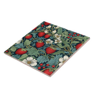 Strawberry Patch Ceramic Tile