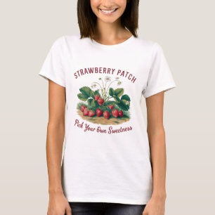 Strawberry Patch Pick Your Own Sweetness Vintage T-Shirt