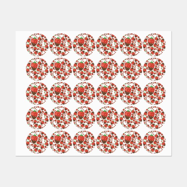 Strawberry pattern (Sheet)