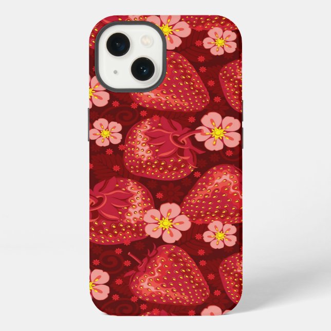 Strawberry Pattern 2 2 iPhone Case (Back)