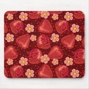 Strawberry Pattern 2 2 Mouse Mat