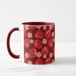 Strawberry Pattern 2 2 Mug