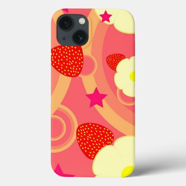 Strawberry Pattern 2 Case-Mate iPhone Case (Back)