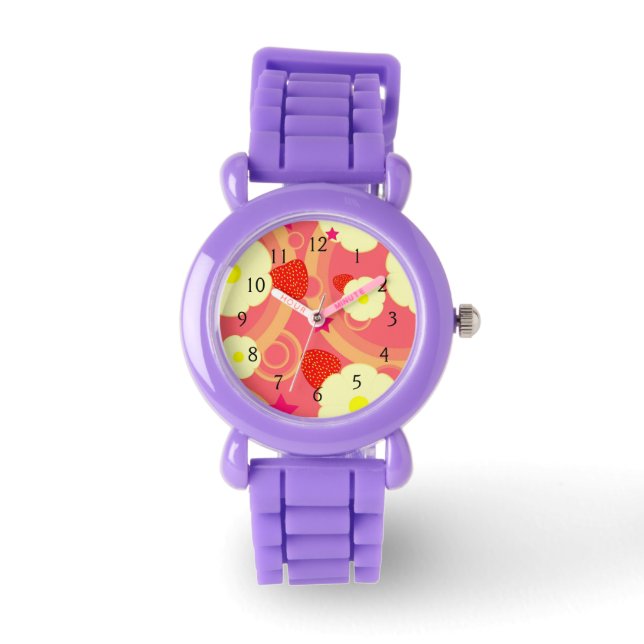 Strawberry Pattern 2 Watch (Front)