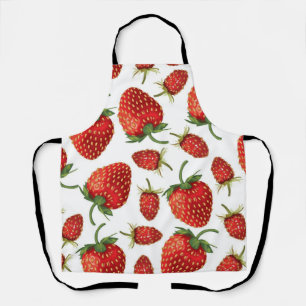 Strawberry pattern apron