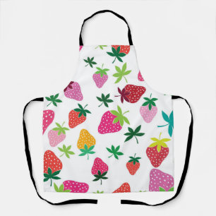 Strawberry pattern apron