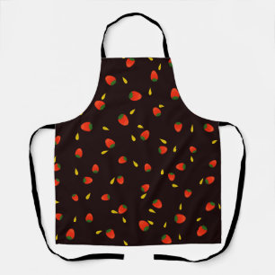 Strawberry pattern apron