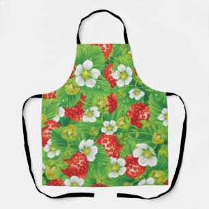 Strawberry pattern apron