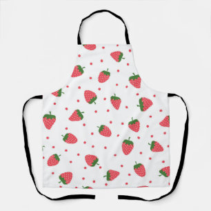 Strawberry pattern apron