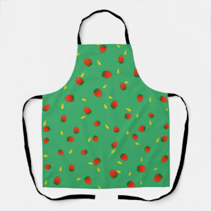 Strawberry pattern apron
