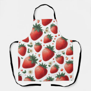 Strawberry Pattern  Apron
