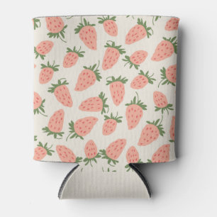 Strawberry Pattern Can Cooler