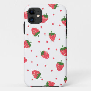 Strawberry pattern iPhone 11 case