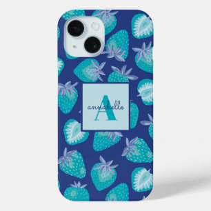 Strawberry Pattern iPhone 15 Case