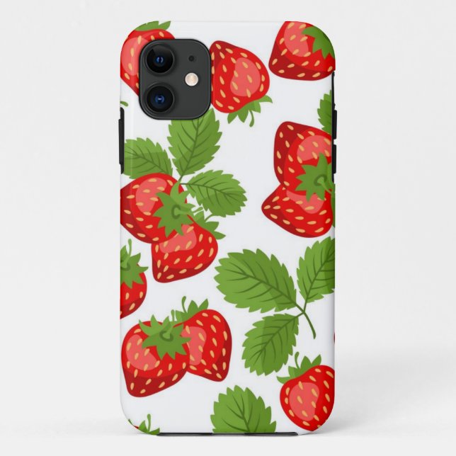 Strawberry pattern Case-Mate iPhone case (Back)