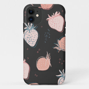 Strawberry pattern iPhone 11 case