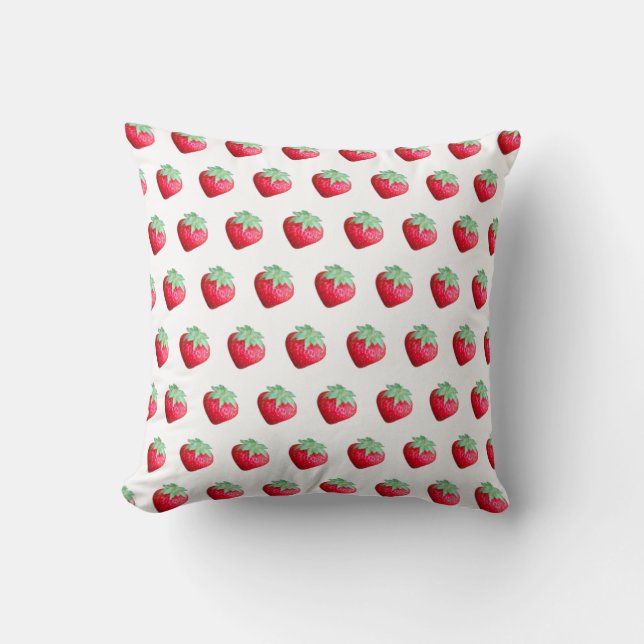 Strawberry Pattern Cushion (Front)