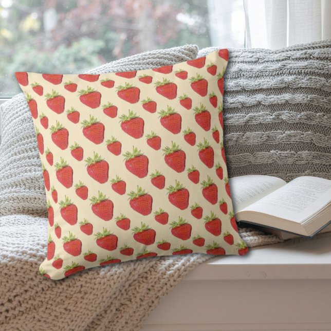 Strawberry Pattern  Cushion (Creator Uploaded)