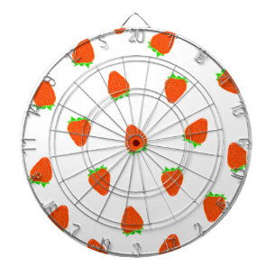 strawberry pattern dartboard