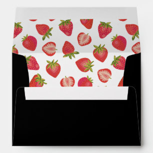 Strawberry Pattern Envelope