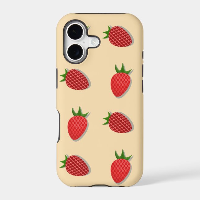 Strawberry pattern for fruit summertime good vibes (Back)