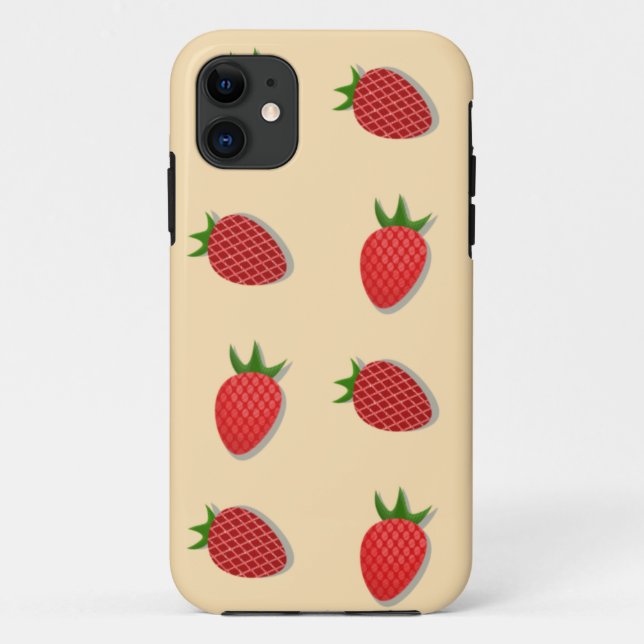Strawberry pattern for fruit summertime good vibes Case-Mate iPhone case (Back)