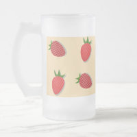 Strawberry pattern for fruit summertime good vibes