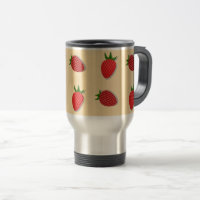 Strawberry pattern for fruit summertime good vibes