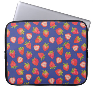 Strawberry pattern laptop sleeve