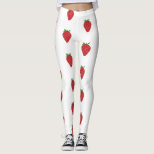 Strawberry Pattern Leggings