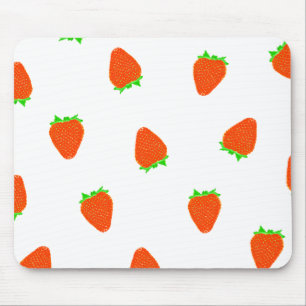 strawberry pattern mouse mat