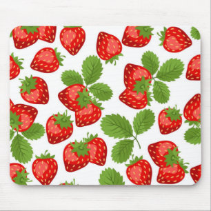 Strawberry pattern mouse mat
