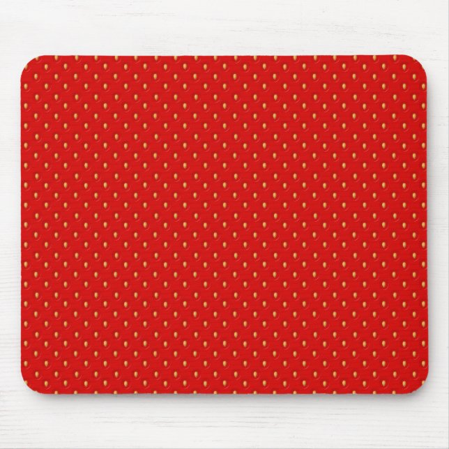 Strawberry Pattern Mouse Mat (Front)