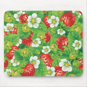 Strawberry pattern mouse mat