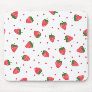 Strawberry pattern mouse mat
