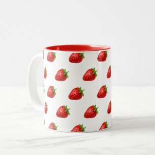 Strawberry Pattern Mug