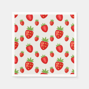 Strawberry pattern napkin