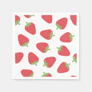 Strawberry pattern napkin
