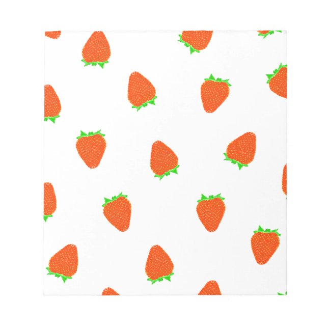 strawberry pattern notepad (Front)