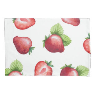 Strawberry pattern pillowcase