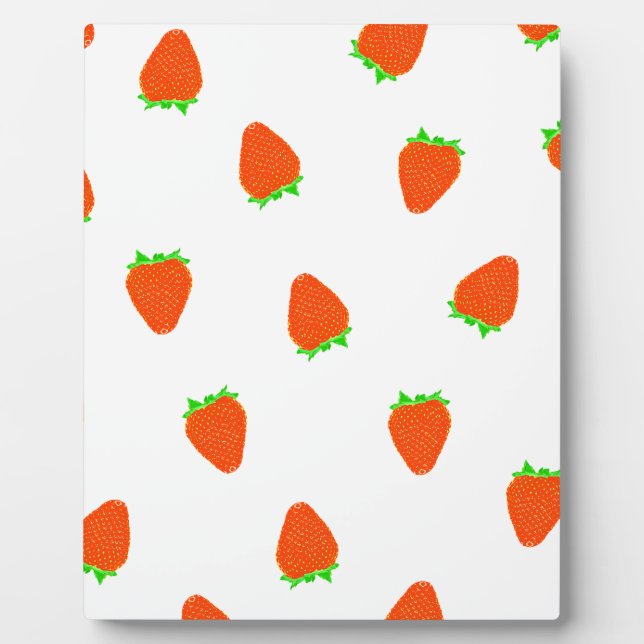 strawberry pattern plaque (Front)