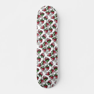 Strawberry pattern strawberries forever skateboard
