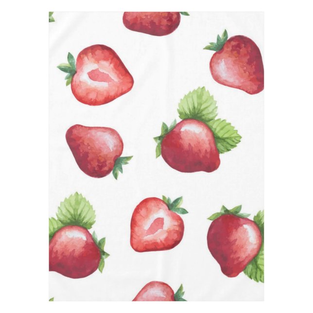 Strawberry pattern tablecloth (Front)