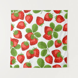 Strawberry pattern tapestry