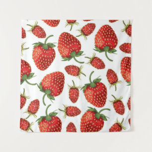 Strawberry pattern tapestry