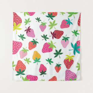 Strawberry pattern tapestry