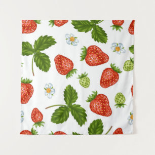 Strawberry pattern tapestry