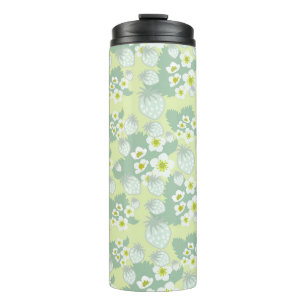 Strawberry pattern thermal tumbler